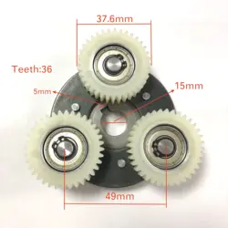 MXUS XF07 XF08 ZWG Hub Motor Clutch Assembly Planetary Set with Nylon Gear Spare Part for 250W/350W Geared Replacement