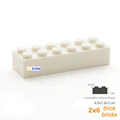 100pcs white