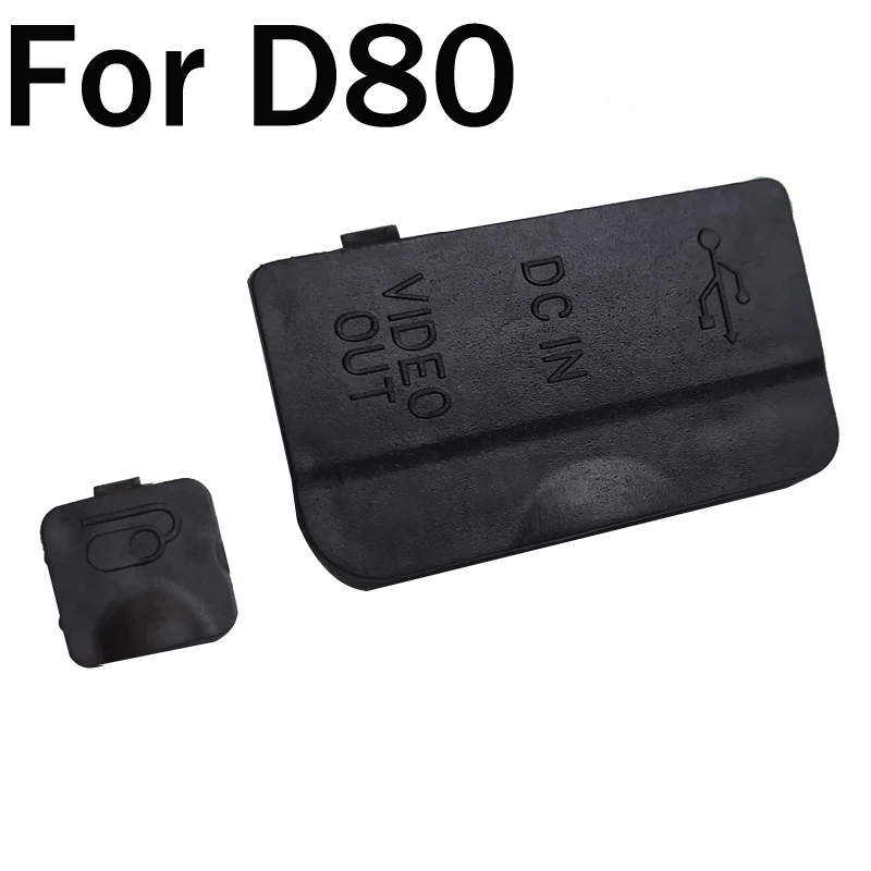 جديد مناسب لنيكون D90 D80 غطاء USB المطاط والجلود الزخرفية الجلود لتحديد المواقع المطاط لتحديد المواقع غطاء الكاميرا المحلية إصلاح