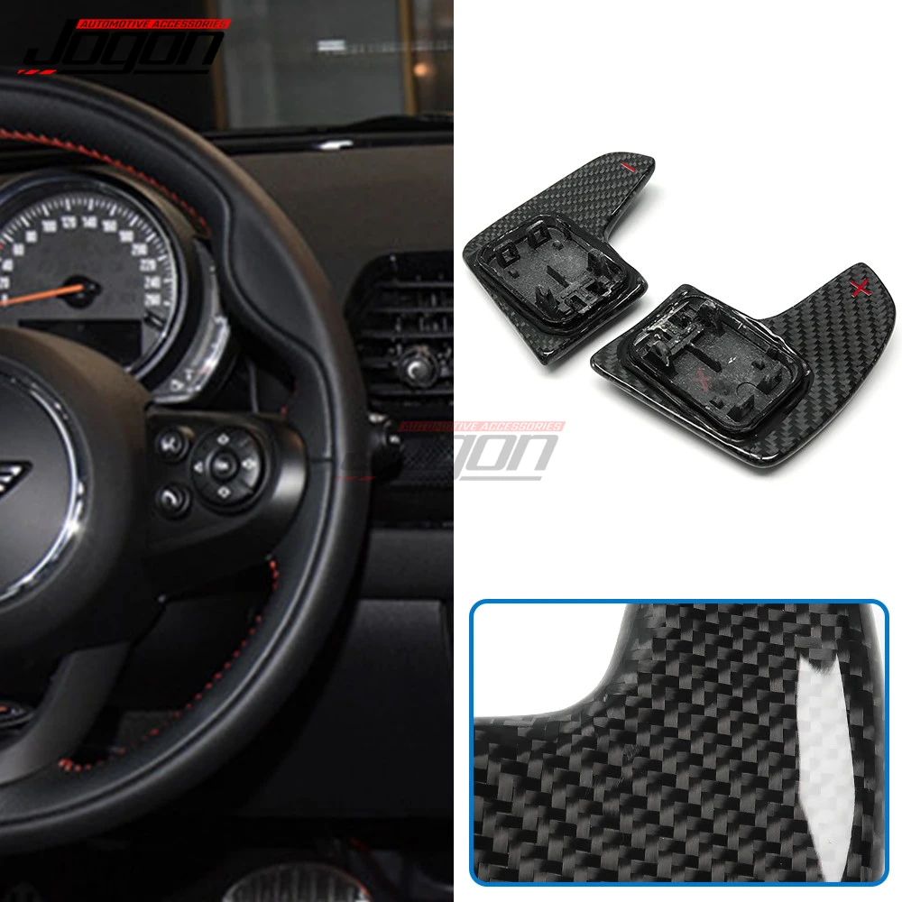 

For Mini Cooper ONE F55 F56 F57 Clubman F54 Countryman F60 Carbon Fiber Paddle Shifter Car Steering Wheel Extension
