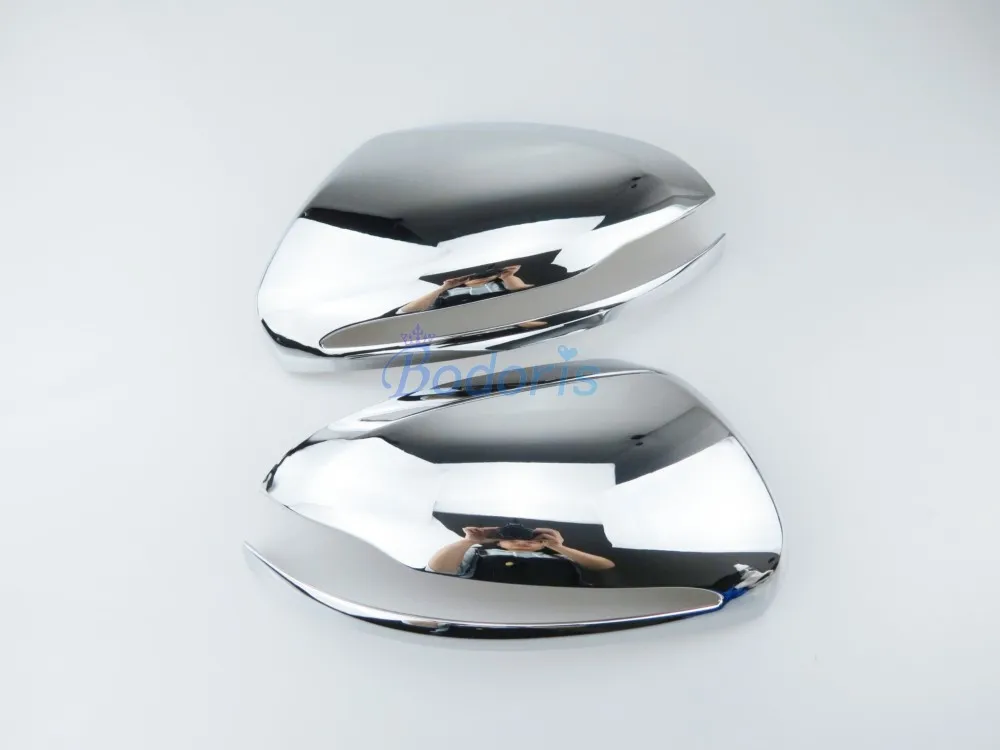 

For Mercedes Benz AMG E GLC Class W213 2016 2017 Door Mirror Overlay Cover Highlight Silver Color Chrome Car Accessories