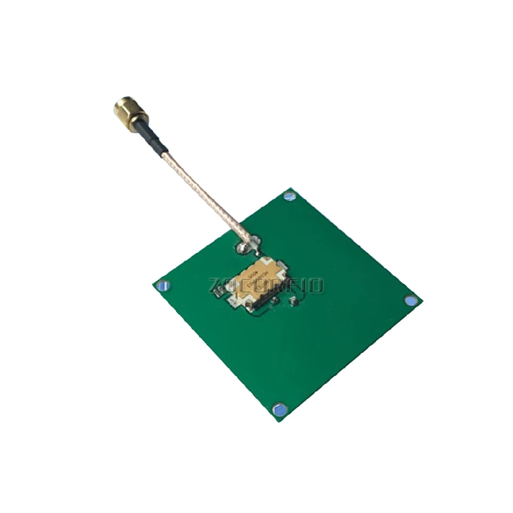 Antena de cerâmica com polarização circular uhf rfid, conector sma mmcx ipex tnc para módulo leitor