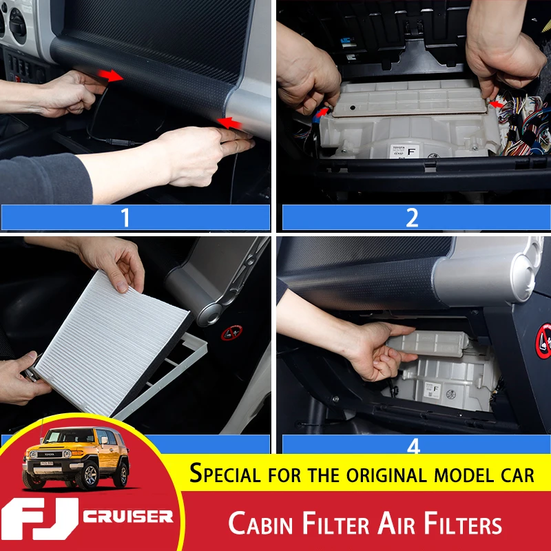 For Toyota FJ Cruiser Cabin Filter Densify Automobiles Filters Cruiser Air Filters Original Car Replacement Accessories