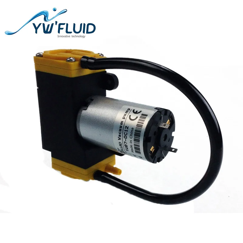 YWfluid high quality 12v/24v dc micro vacuum pump used for gas transmission