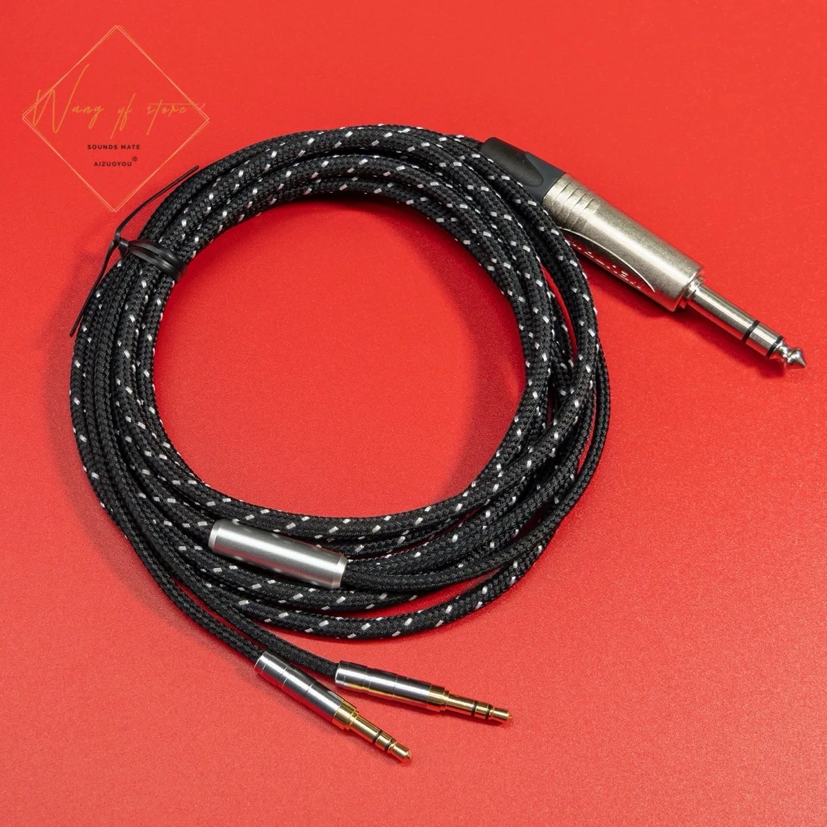 

Hifi Balanced Audio Cable For Cord For Hifiman HE1000 SE HE6 HE400i HE400s Headphone Neutrik 6.3mm 6.35 mm 1/4" Plug 1.2M