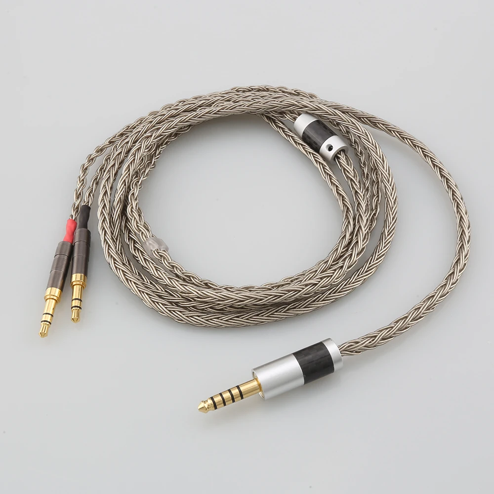 4 pin Xlr 4.4 2.5mm16 Cores Headphone Earphone Cable For 3.5 Hifiman Ananda sundara HE1000se HE6se he400 Z7M2