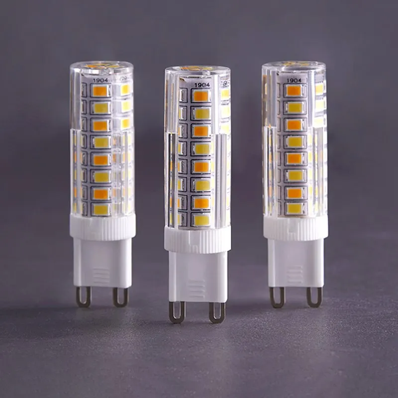 

super bright led energy-saving bulb screw 7W household trichromatic light warm white warm yellow Zhengbai g9 light source.