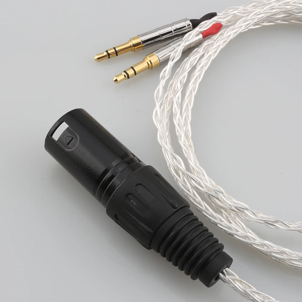 Zbalansowane XLR 8 rdzeń słuchawki kabel do słuchawek dla Denon AH-D600 D7100 Hifiman Sundara Ananda HE1000se HE6se he400i he400se Arya