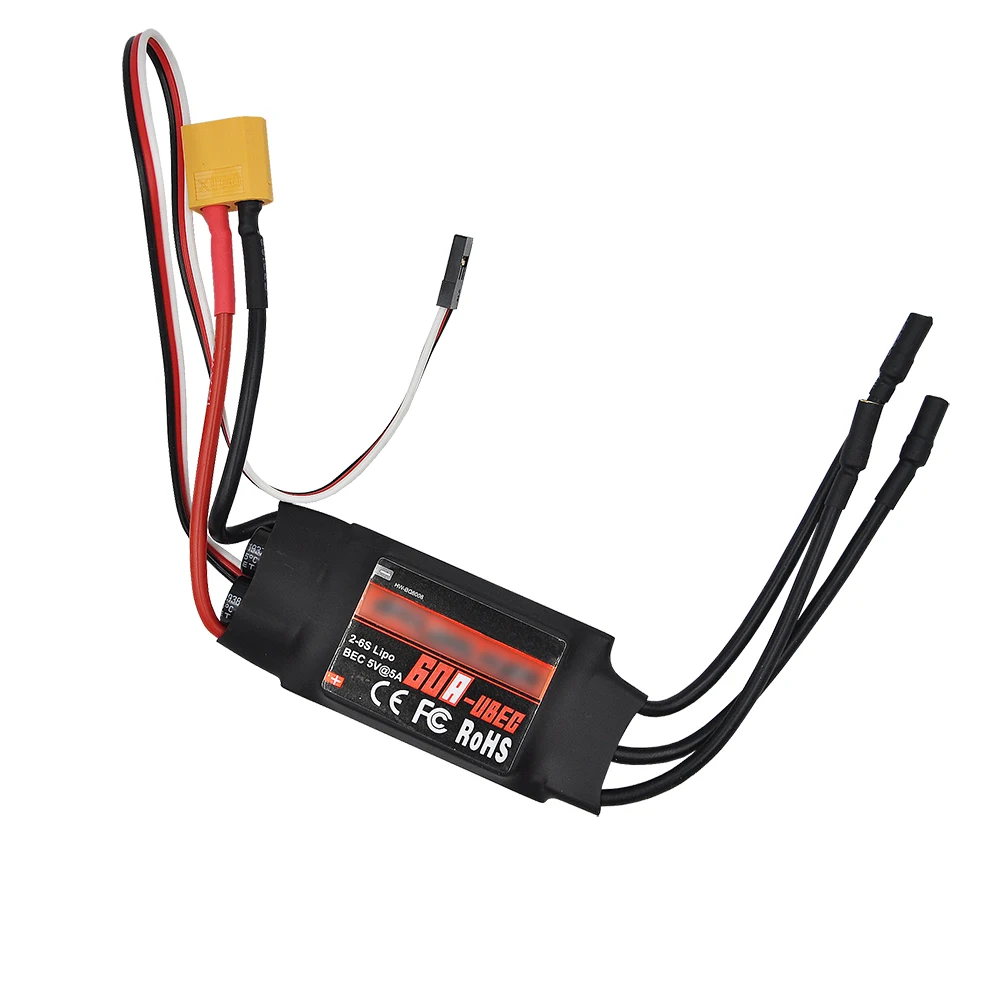 Hydraulic Pump 30A 40A 60A Brushless ESC Controller With 5V BEC For 1/14 RC Excavator Bulldozer Engineering Wheel Loader Parts