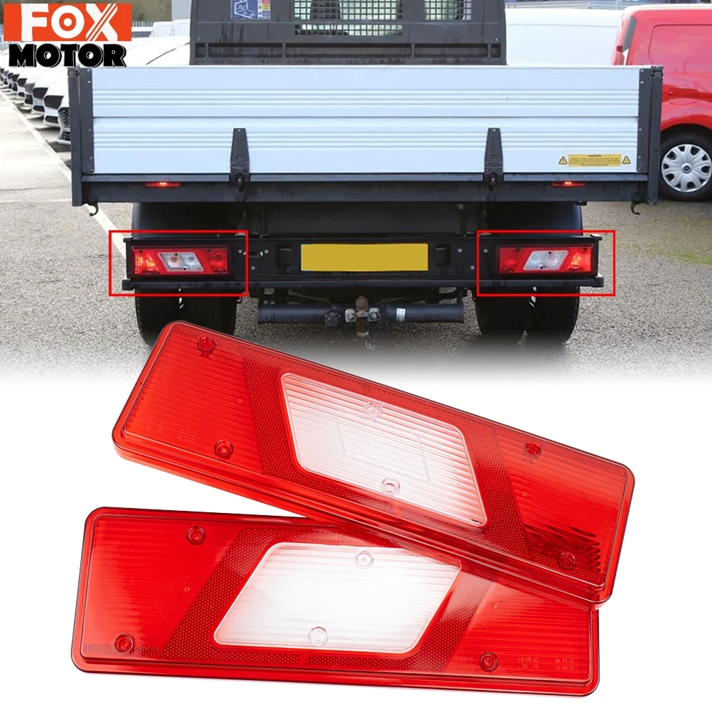 Pair For Ford Transit MK8 2014 Onwards Tipper Pickup LH & RH Rear Tail Light Lamp Lenses 1831256 1831334 Car Accessories