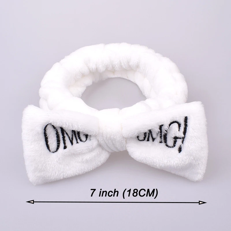 1pc OMG Fashion Women Girls Headband Bunny Ears Elastic Hair Accessories Washing Face Big Bezel Hairband Headwrap Hheadwear