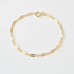 14K Gold Filled Chain Bracelet Handmade Jewelry Boho Charms Bracelets Vintage Anklets for Women Bridesmaid Gift Women Jewelry