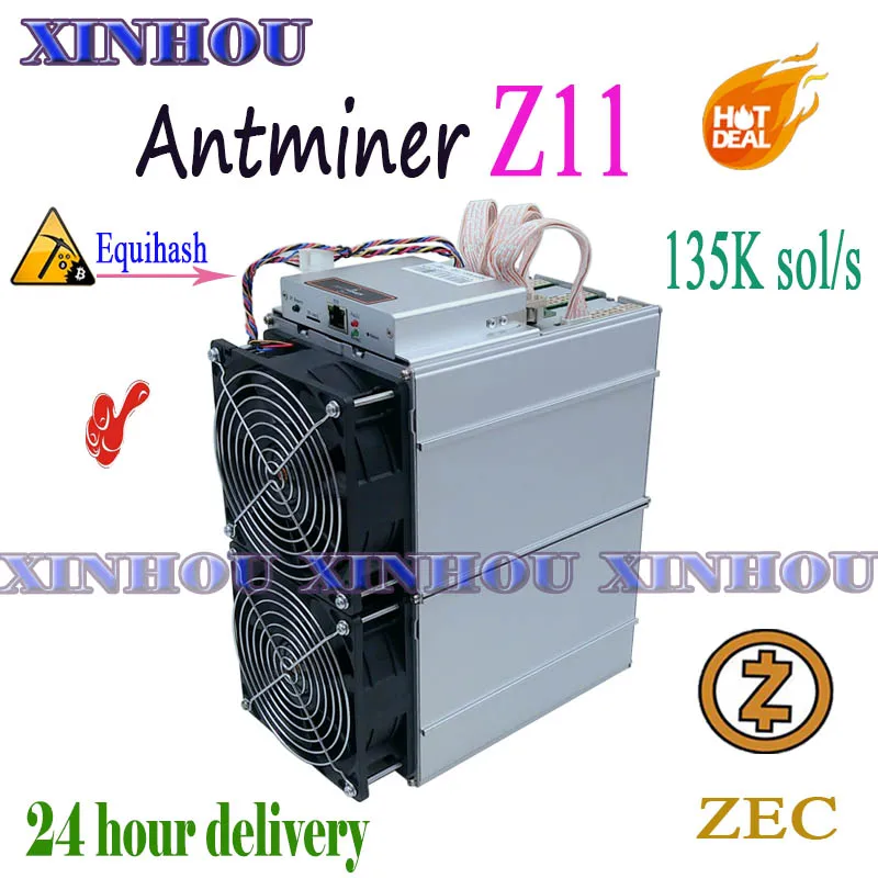 

Used ZEC Zcash Miner Antminer Z11 135k Equihash Asic miner Better Than S9 Z9 S17 T17 Z11j Innosilicon A9 WhatsMiner M21S M20S