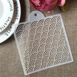 1PCs 15*17.5cm Wavy Matrix DIY Craft Layering Stencils Painting Scrapbooking Stamping Embossing Album Paper Card Template