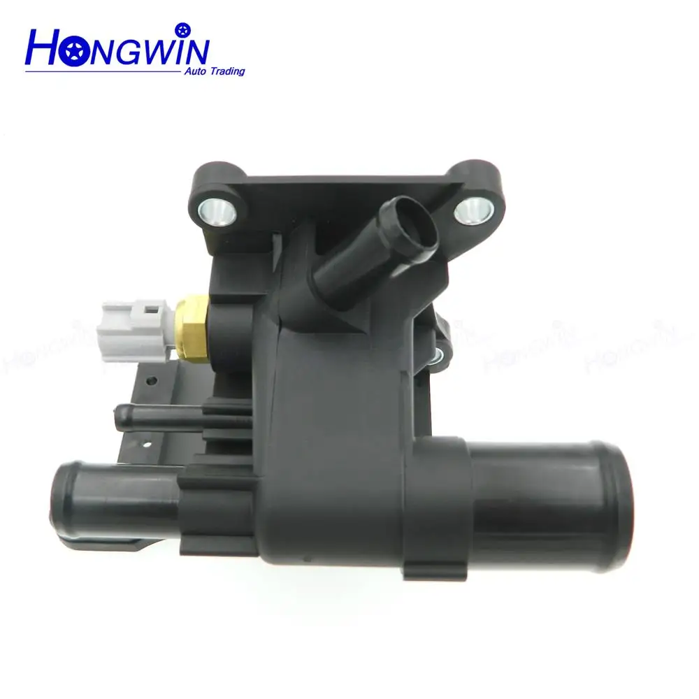 Water Outlet Engine Coolant Thermostat Housing + Sensor For Mazda 2006-2013  3 6 5 CX-7 2.0 2.3 2.5L LF941517Z LF94-15-17Z