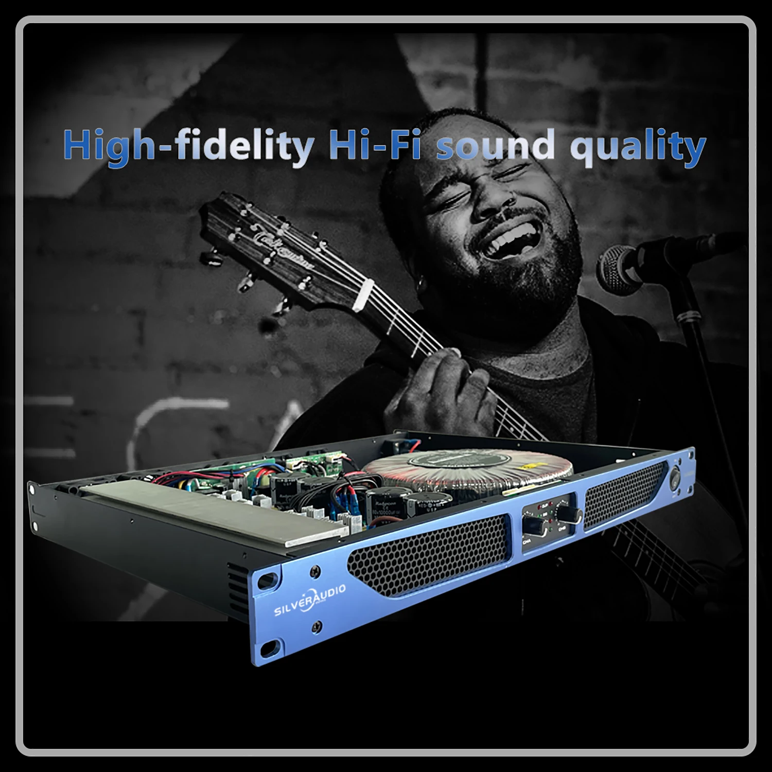 GAP-D2500 Latest Professional Amplifier Dual Channel High Power Amplifier Karaoke Stage Performance