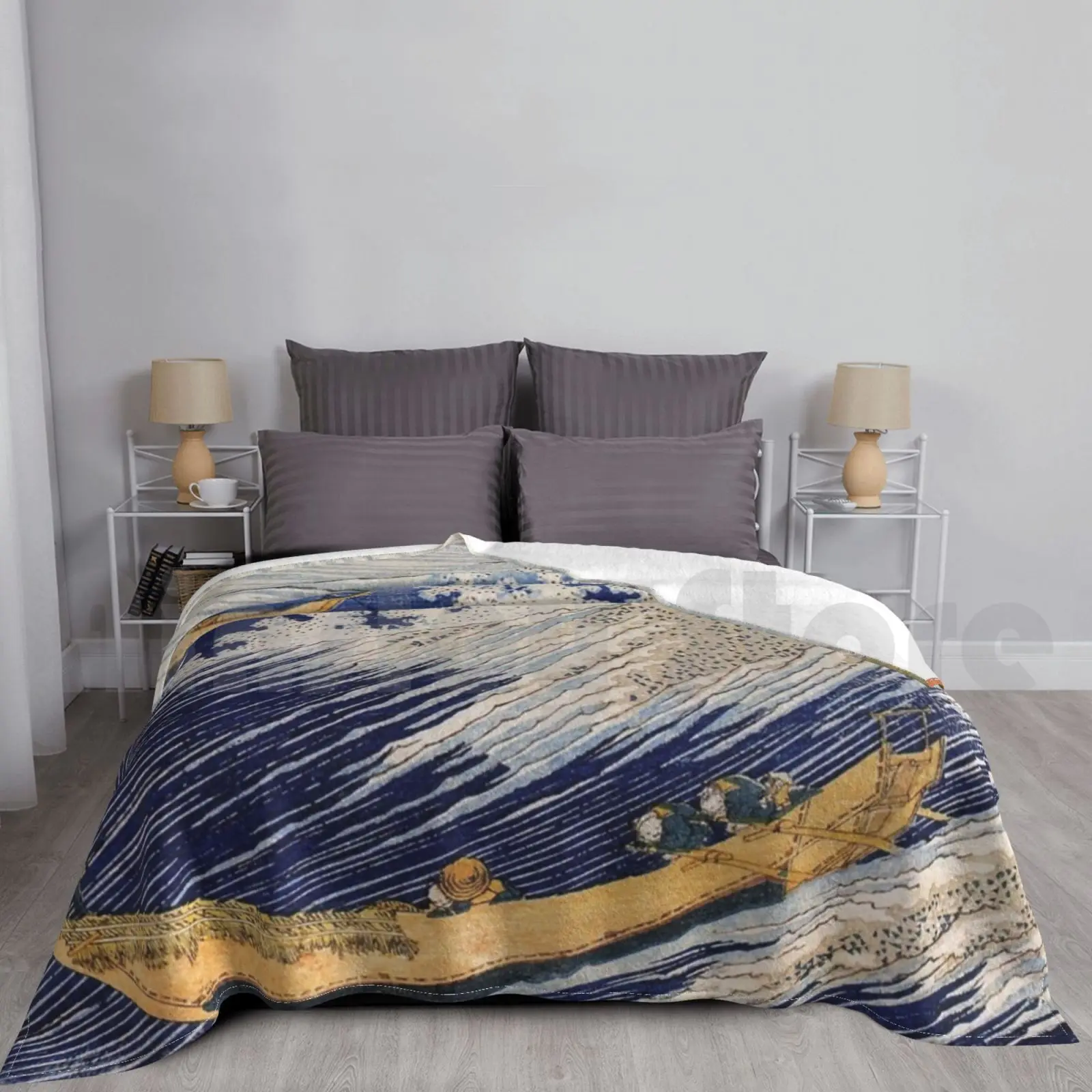 

Hokusai , Katsushika Hokusai , Ocean Waves. Blanket For Sofa Bed Travel Hokusai Katsushika Ocean Ocean Wave