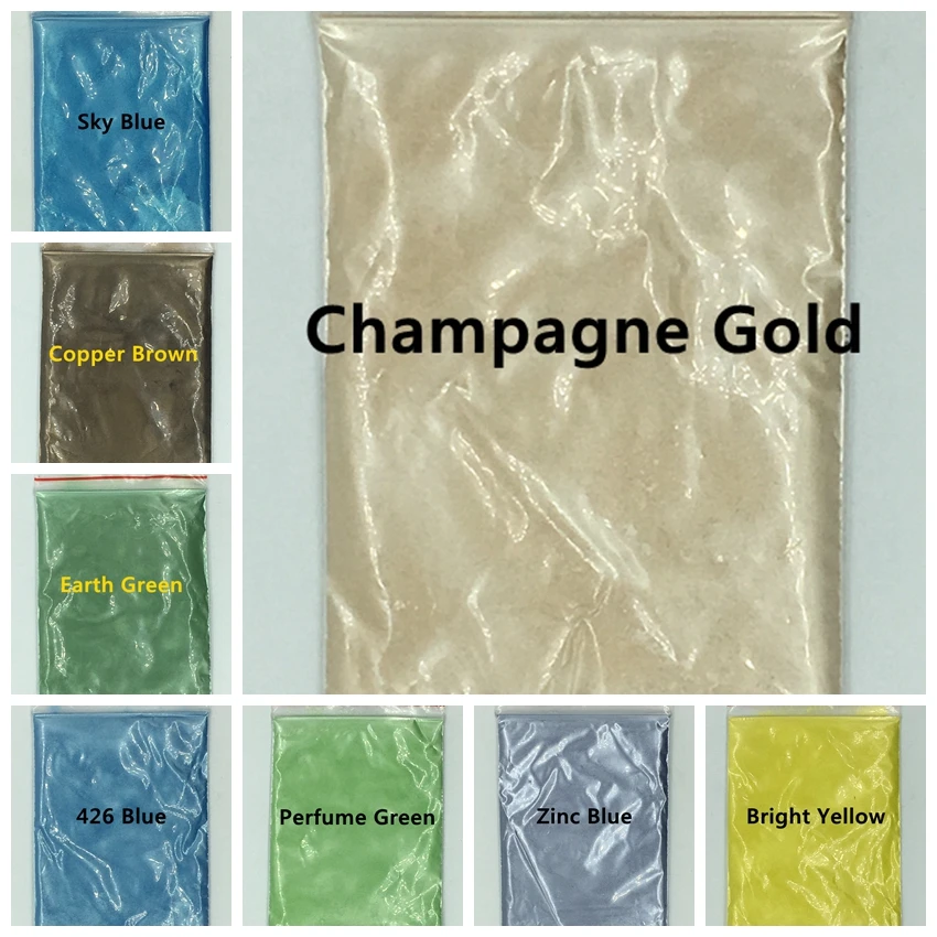 مسحوق الميكا لؤلؤي للأظافر ، لمعان الشفاه ، ظلال العيون ، راتنجات الايبوكسي ، صبغة اللؤلؤ ، قالب زجاجي ، صنع الصابون ، 50 جرام