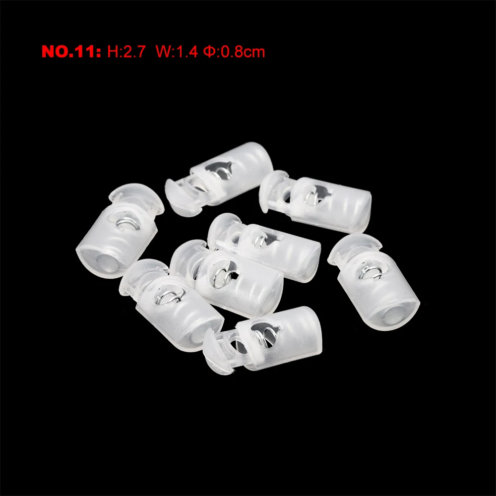 10pcs Cord Lock Plastic Stopper for DIY Jewellery Making