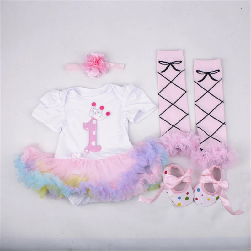 Newborn Baby Girl Clothing for Kids Romper Cotton Long Sleeve Toddler Cartoon Jumpsuit Tutu Dress Costume 2024 Party Costumes