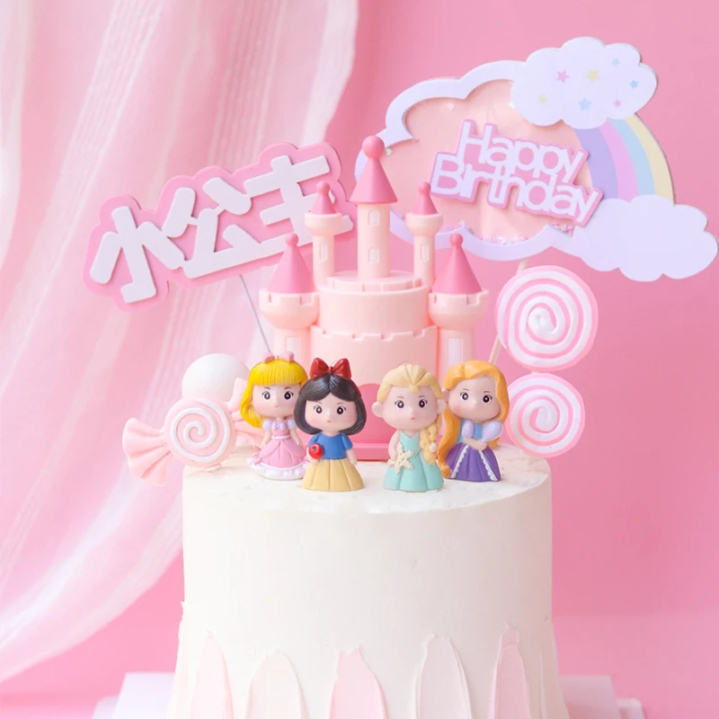 25 Décorations Gâteau Princesse – Toppers Château & Princesses, Kit Complet Anniversaire Fille & Baby Shower