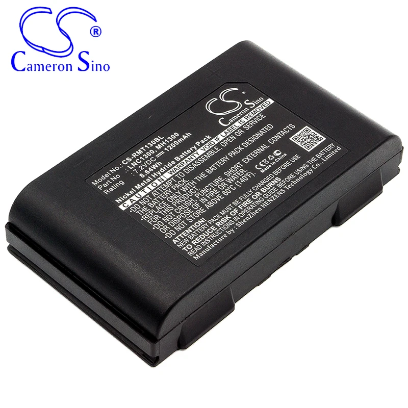 CameronSino Battery for Ravioli MH1300 Micropiu fits Ravioli LNC1300 MH1300 NC1300 Crane Remote Control battery 1200mAh/8.64Wh