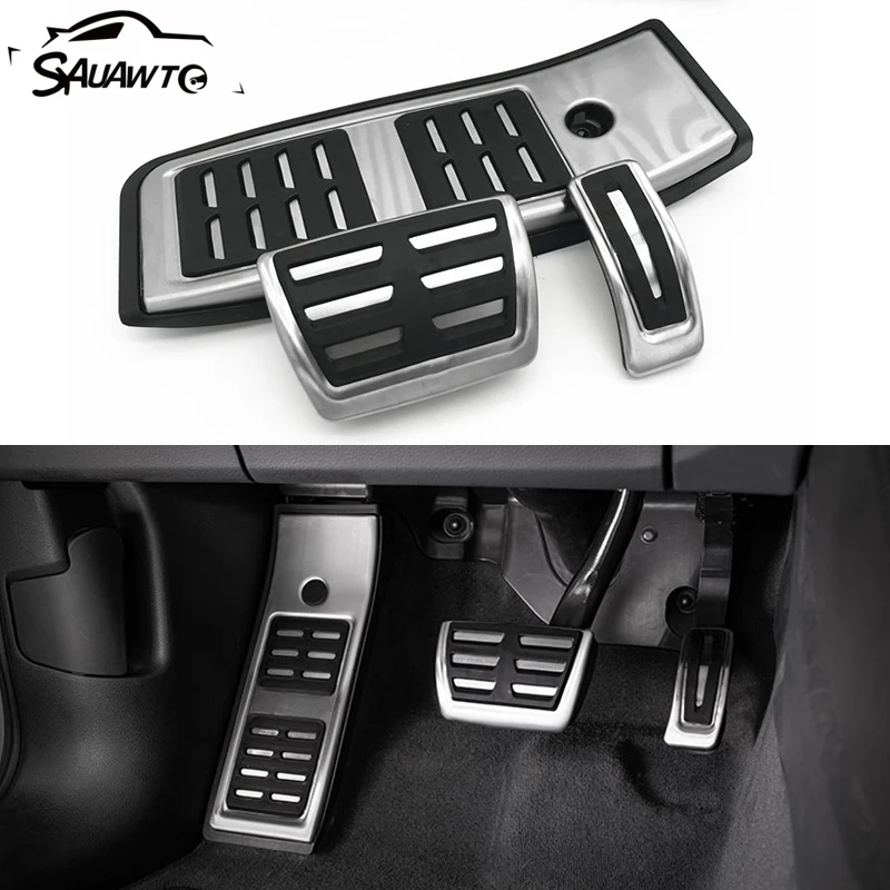 

Car Sport Foot Pedals for Audi A4 B9 Avant A6 C8 A5 F5 Q5 SQ5 FY 2018 2019 Fuel Brake Footrest Pedal Cover Pads Auto Accessories