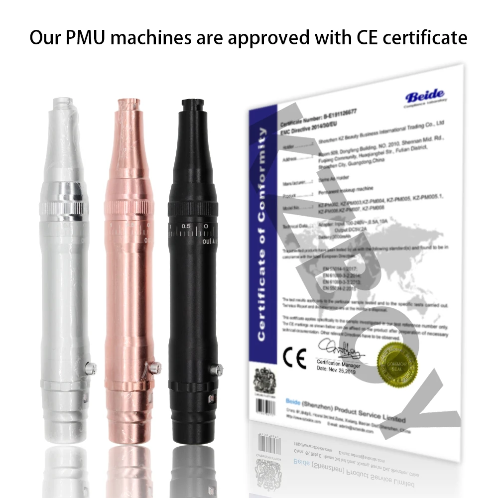 

KZBOY Wireless Permanent Makeup Machine PMU Eyebrow Tattoo Machine Pen Digital For to Microblading Eyeliner Lip Cartridge Needle