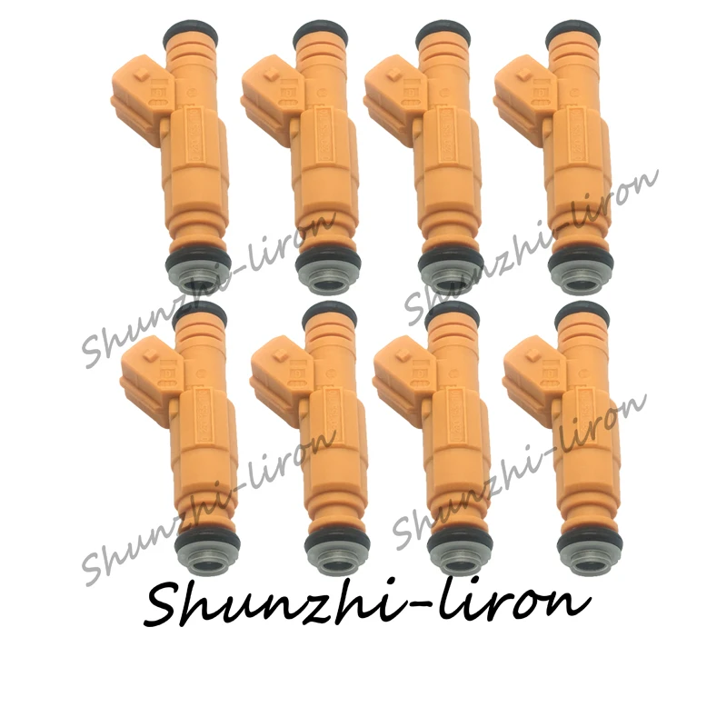 

8pcs Fuel Injectors 4 Hole Nozzle Basket Filter Design At Inlet For Jeep 87-98 4.0L Replace 0280155710 0280155700