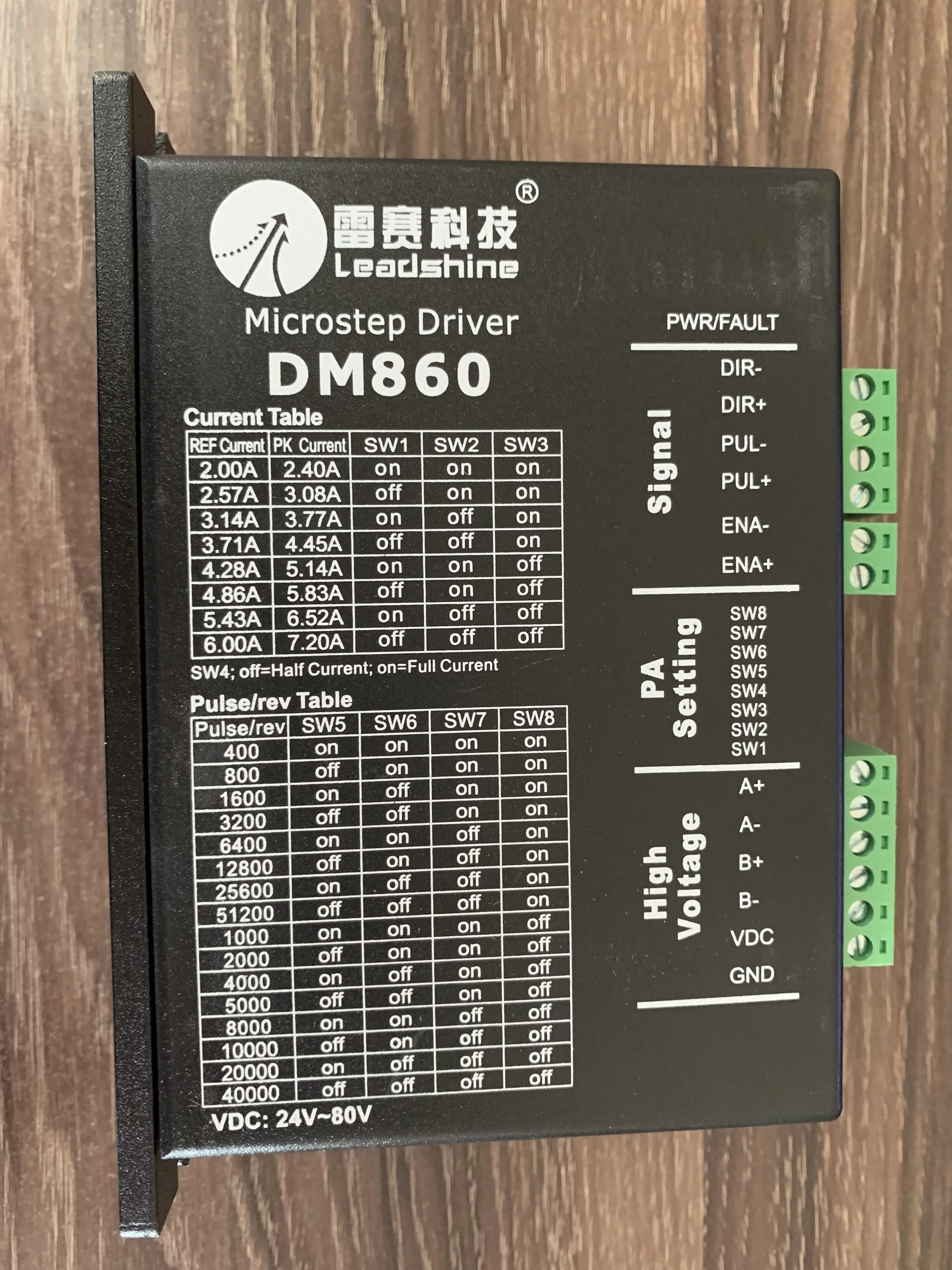 

new version dm860 iStepper Drive M860 Leadshine 256 Microstep 2 phase 7.2A DC18-80V fit NEMA 23 NEMA34 for CNC Router 24V-80V