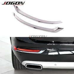 2pcs ABS Chrome Rear Tail Fog Light Cover Trim Strip Sequins FOR VOLVO XC90 2016 2017 2018 2019 Car Accessories