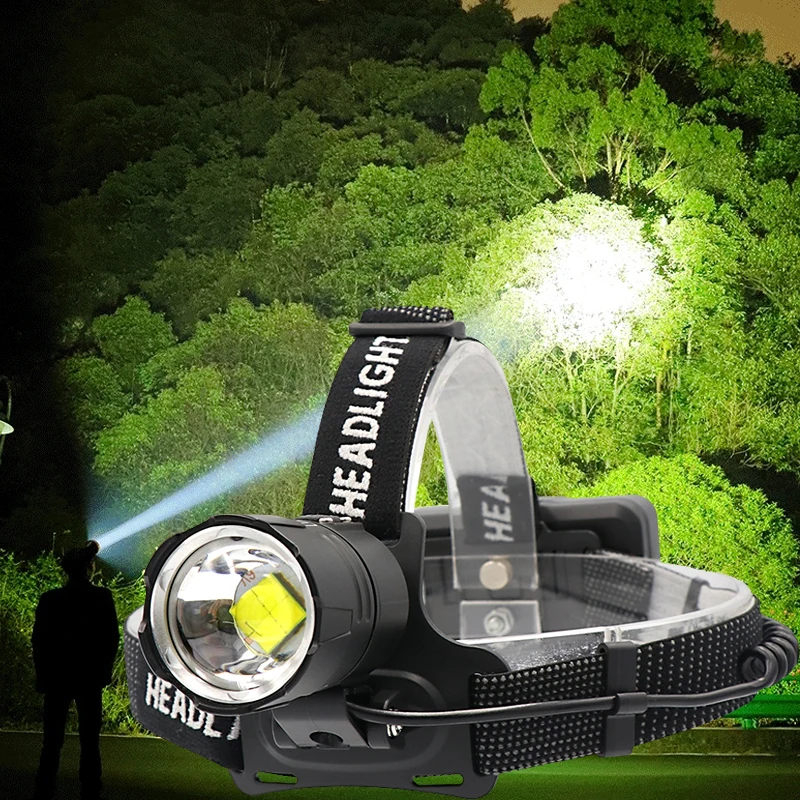 High lumen XHP-70.2 led Headlamp Fishing Camping headlight High Power lantern Head Lamp Zoomable USB Torches Flashlight 18650