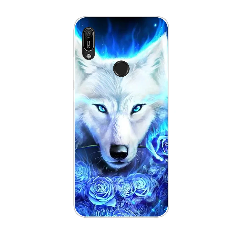 For Honor 8A Case huawei honor 8A prime cover Silicone TPU back Cover On Huawei Honor 8A JAT-LX1 Honor 8A prime JAT-L41 flower