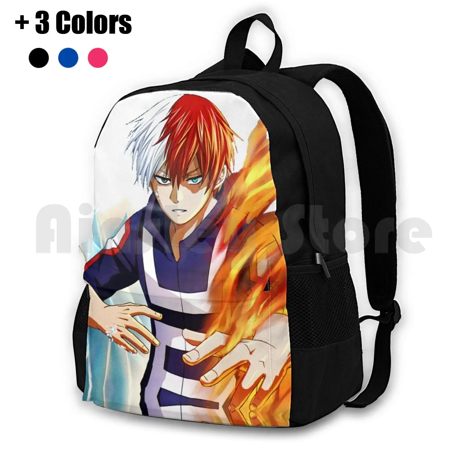 Boku No Hero Academia , Shoto Outdoor Hiking Backpack Riding Climbing Sports Bag Shoto Todoroki Boku No Heroe Academia Izue