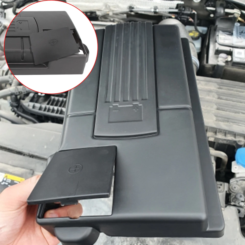 For Skoda Kodiaq Volkswagen VW Tiguan 2016-2018 Car Battery Cover Negative Electrode Engine Protection Waterproof Accessories