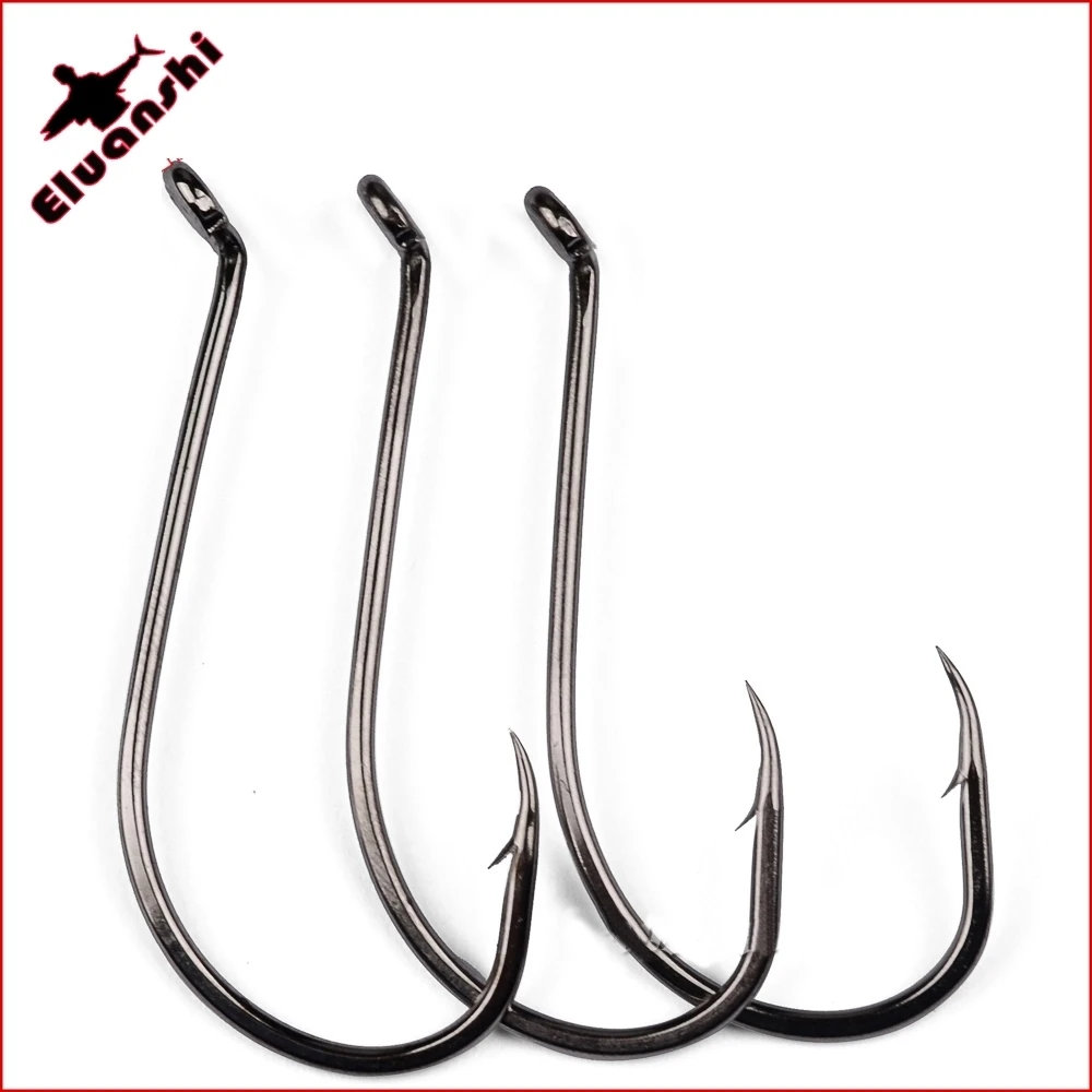 10/20/50 Big High Carbon Steel Alloy Barbed hook for Lake Ocean Rock Fshing Boat fishing saltwater japan offset owner