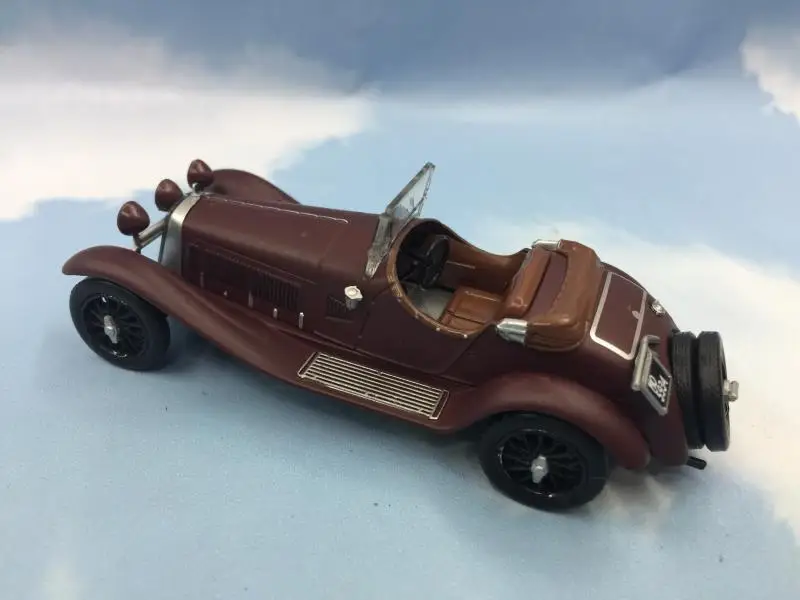 

Rare New Special Die Casting Metal 1/43 Retro Convertible 6C 1750 Car Model Furniture Display Collectiontoys For Children