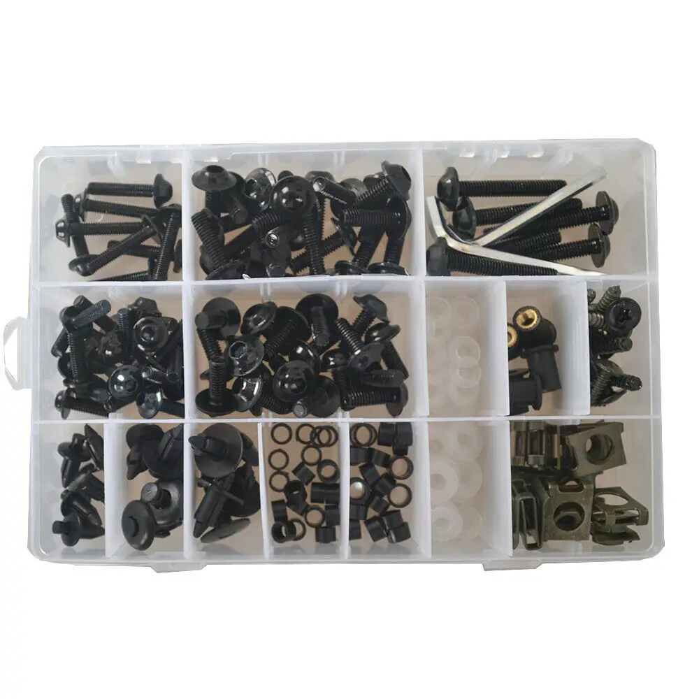 

For Honda CBR 600 F3 1995-1998 200x Complete Fairing Bolt Kit body screws Clips