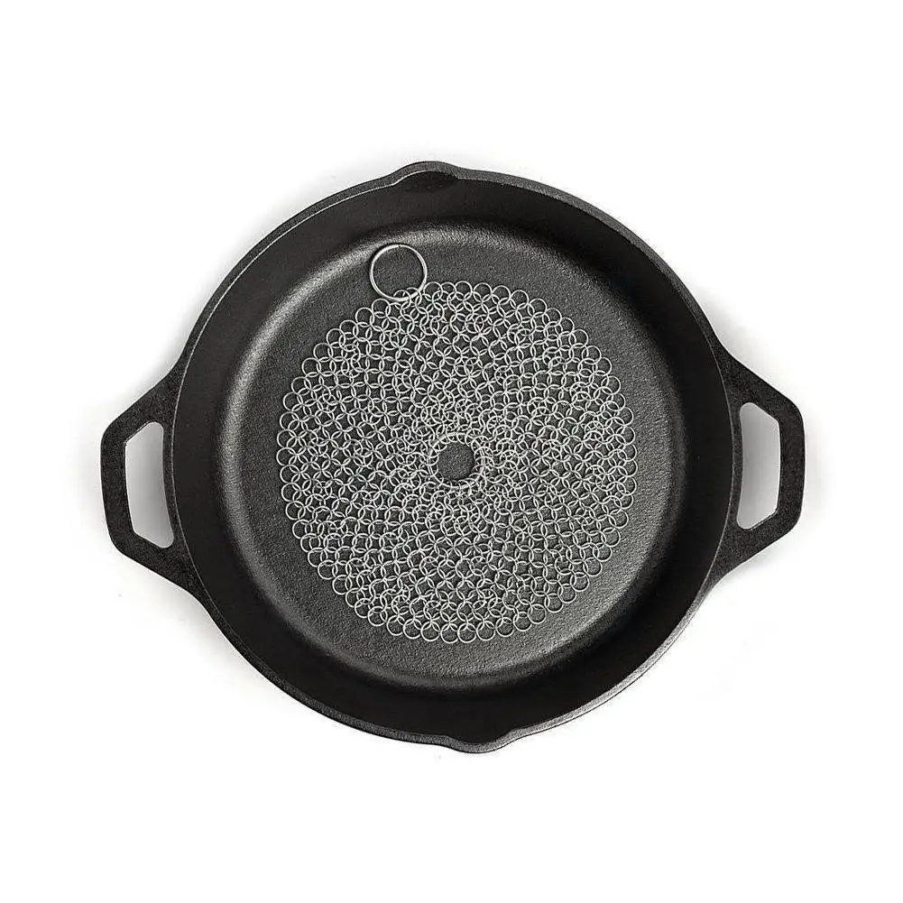 Steel Pot Net Metal Ring Net Kitchen Cleaning Pot Net Tableware Stain Nemesis Professional Stubborn Kitchen S6w2