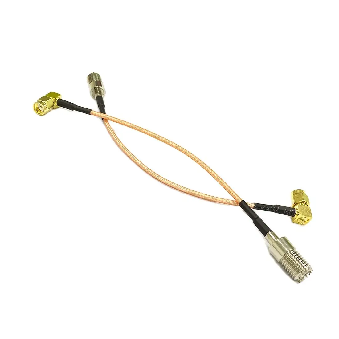 

1PC New RP-SMA Male Plug Right Angle RA To MINI-UHF Female Pigtail Cable RG316 Wholesale 15CM 6inch