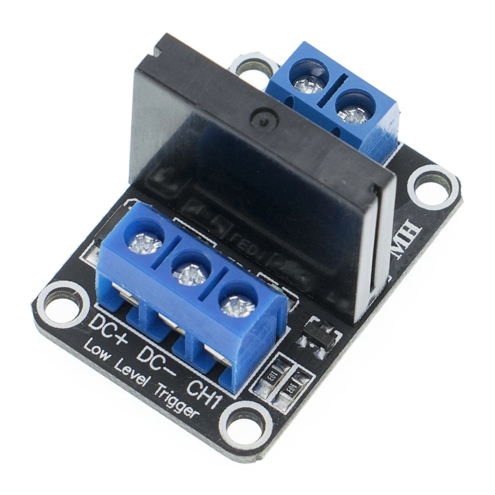 Low Level 5V 1 2 4 8 Channel Solid State Relay Module SSR G3MB-202P 240V 2A Output With Resistive Fuse