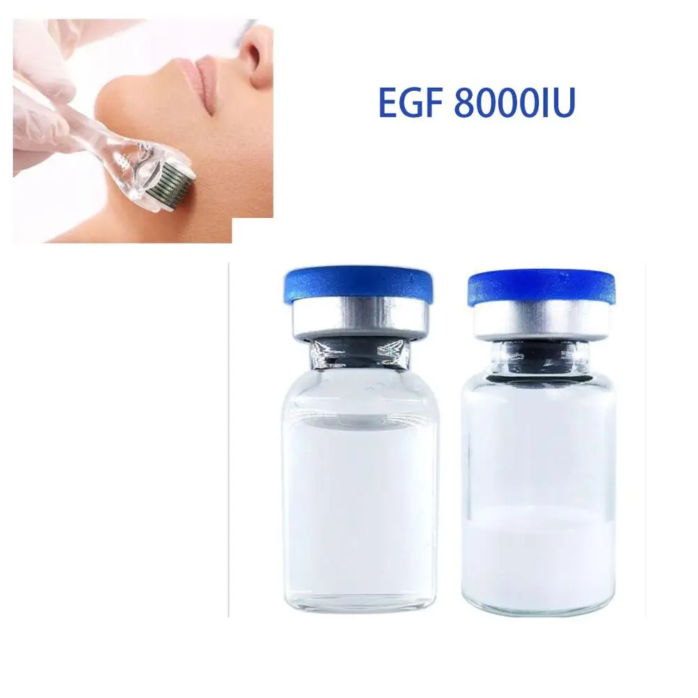 80000 Units EGF Serum Repairing Damaged Skin Acne Treatment Liquid Face Serum Skin Care Products Microneedle