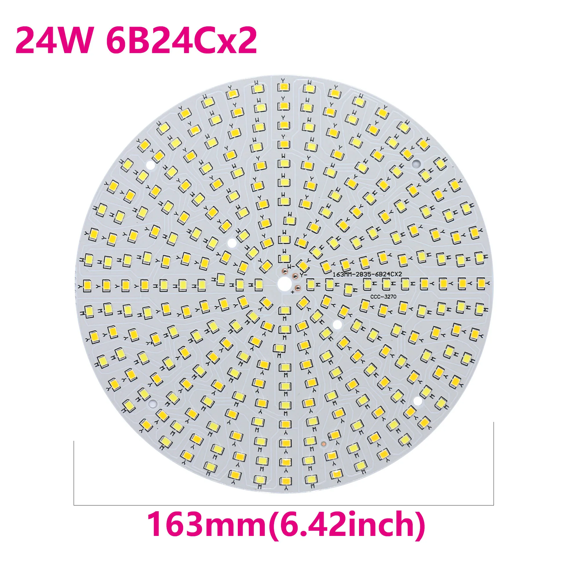 LEDチップライト,2色,smd2835,10w,18w,24w,36w,250ma電球,プロジェクターパネル用,色変更