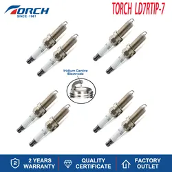 4-8PCS Iridium Candles Replace for NISSAN 22401-00Q0K RENAULT 224019133R 22401-2047R BERU 12VR-8NIPS Spark Plug TORCH LD7RTIP-7