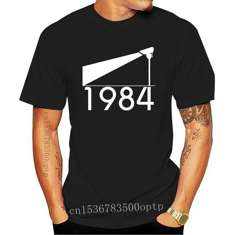 New 1984 T-Shirt - George Orwell Big Brother All Sizescolours Summer O Neck Tops Tee Shirt