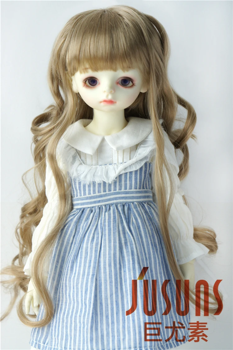 JD438 1/3 Parrucca per bambola riccia moda BJD Morbida mohair sintetico Taglia 8-9 pollici Accessori per bambola SD