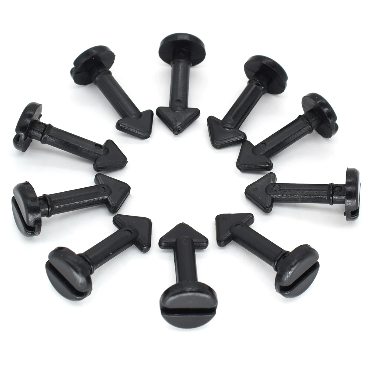 10pcs Car Engine Trim Plate Clips Screw Plastic Fastener For Citroen Picasso Peugeot 307 Panel Rivet Clip Guard Cover Retainer