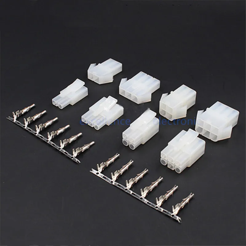 5 Sets 1/2/3/4/6/9 Way Pin Big Tamiya Connector Set Kits Large Tamiya Set EL 6.2MM Male Female Air Docking Connector