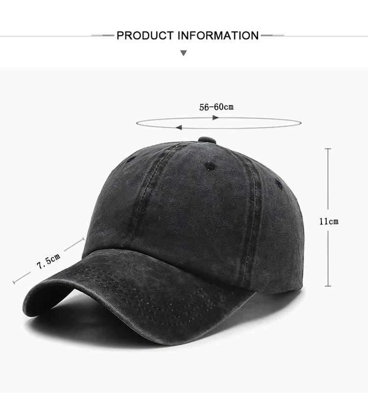 Personalisierte Baseballkappe aus gewaschenem Baumwollstoff mit individuellem Logo, bestickte Herren- und Damen-Dad-Mütze, Monogramm, Team-Party-Gorras – Detail 6