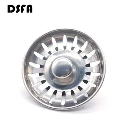 Stainless Steel Kitchen Sink Stopper Plug Kitchen Sink Strainer Stopper Waste Plug Sink Dishpan Drainer Chock Plug Filter Basket